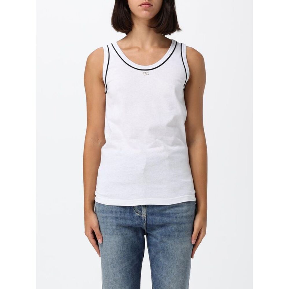 Valentino Garavani Vlogo Signature Slim Fit Cotton Tank Top